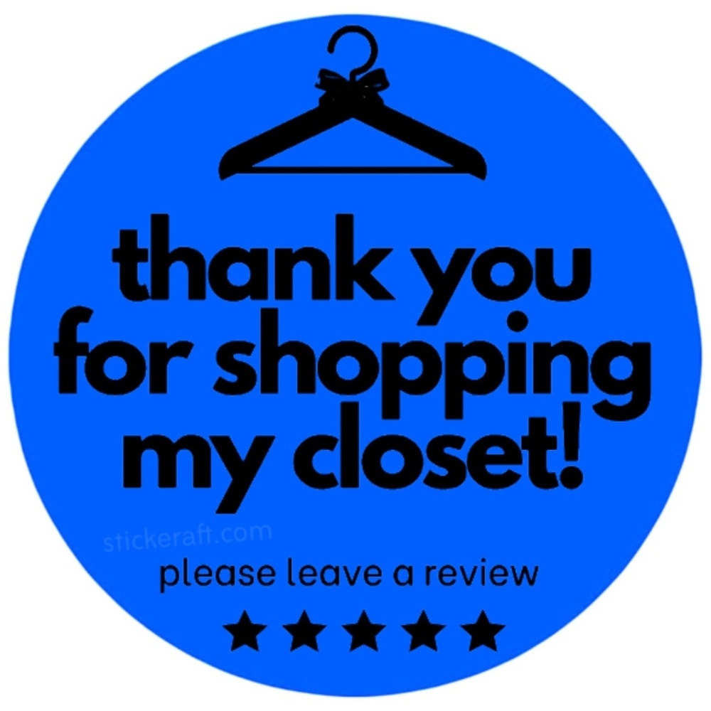Thank you for shopping my closet sticker label New shipping supplies - Picture 4 of 15